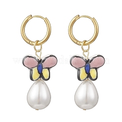 304 Stainless Steel Butterfly Hoop Earrings&nbsp;EJEW-JE06746