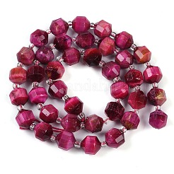 Dyed Natural Tiger Eye Beads Strands&nbsp;G-O201B-111F