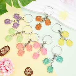 Tortoise Theme Gradient Color & Luminous Resin  Pendant Decoration&nbsp;KEYC-YW00154-01