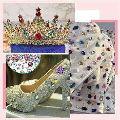 Acrylic Sew on Rhinestone&nbsp;DIY-SC0032-50B