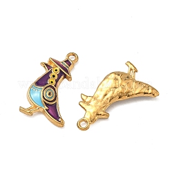 304 Stainless Steel Enamel Pendants&nbsp;STAS-F347-15A-G