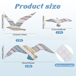 1 Bag Plywood Bird Wall Stickers&nbsp;DIY-GF0012-39
