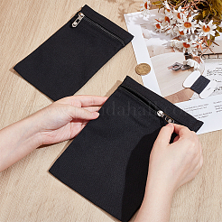2Pcs 2 Styles Rectangle Canvas Cloth Zipper Pocket Storage Bags&nbsp;ABAG-NB0002-33A