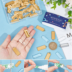 DIY Rectangle Pendant Making Kits&nbsp;DIY-SC0033-98