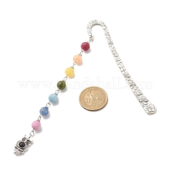 Tibetan Style Alloy Bookmarks&nbsp;AJEW-JK00182-05