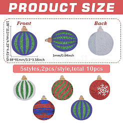 10Pcs 5 Styles Sequin Embroidery Iron on/Sew on Patches&nbsp;DIY-FG0006-10