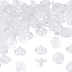 100Pcs Plastic Ear Nuts&nbsp;KK-TADJ0001-36
