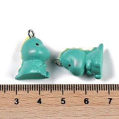 Opaque Resin Pendants&nbsp;LS-RESI-D074-01B