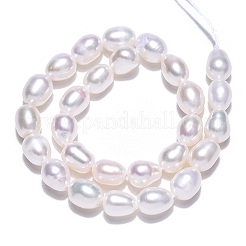 Natural Cultured Freshwater Pearl Beads Strands&nbsp;LS-PEAR-N012-05U
