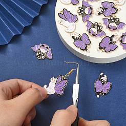 15Pcs 3 Styles Alloy Enamel Pendants&nbsp;ENAM-CJ0003-93