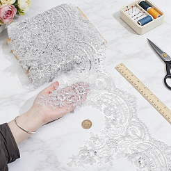 5Yards Polyester Flower Lace Ribbon&nbsp;OCOR-NB0002-88