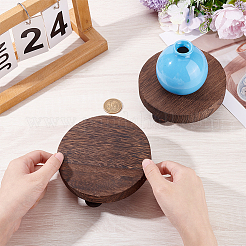 2Pcs Wooden Display Pedestals&nbsp;WOOD-WH20001-18