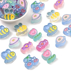 32Pcs 8 Style Transparent Acrylic Beads&nbsp;MACR-FS0001-95