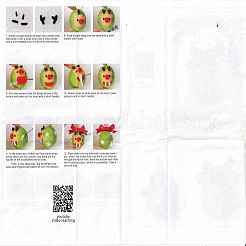Christmas Theme Needle Felting Keychain Kit with Instructions&nbsp;DIY-F111-01