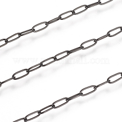 304 Stainless Steel Paperclip Chains&nbsp;CHS-F010-01H-B