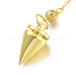 Brass Cone Dowsing Pendulums&nbsp;KK-K239-02G
