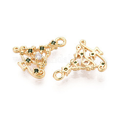 Brass Micro Pave Cubic Zirconia Charms&nbsp;KK-N263-146B-G