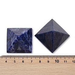 Natural Sodalite Orgonite Pyramid Display Decorations&nbsp;G-C186-07J