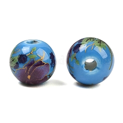 Printed Handmade Porcelain Beads&nbsp;PORC-R134-01