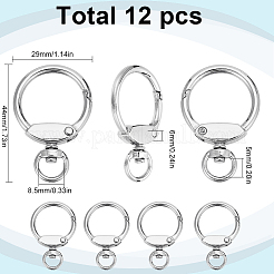 12Pcs Alloy Swivel Clasp&nbsp;FIND-SC0010-10P