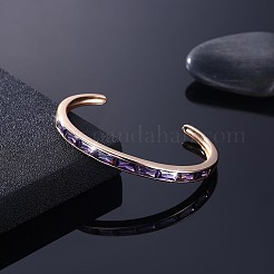 Classic Brass Cuff Bangles&nbsp;BJEW-BB32109-E