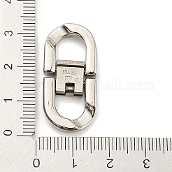 Non-Tarnish 304 Stainless Steel Fold Over Clasps&nbsp;LS-STAS-D026-01C-P