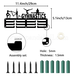 Sports Theme Iron Medal Hanger Holder Display Wall Rack&nbsp;ODIS-WH0055-038