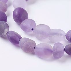 Natural Amethyst Bead Strands&nbsp;G-J374-02
