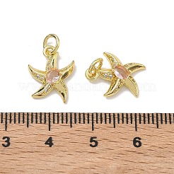 Brass Micro Pave Cubic Zirconia Pendants&nbsp;LS-KK-K420-11G
