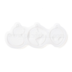DIY Duck & Earth & Face Pendant Silhouette Silicone Molds&nbsp;LS-DIY-E036-11