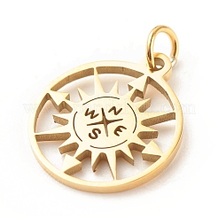 201 Stainless Steel Pendants&nbsp;STAS-G258-03G