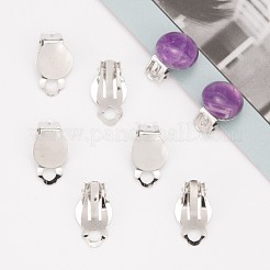 Iron Clip-on Earring Settings&nbsp;IFIN-R204-09