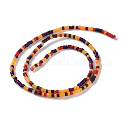 Halloween Theme Handmade Lampwork Beads Strands&nbsp;LAMP-L078-008D