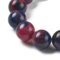 Natural Multi-Color Agate Beads Strands&nbsp;G-A261-B09-14mm