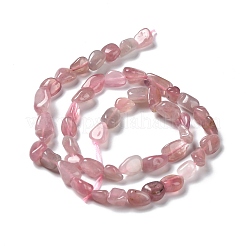 Natural Madagascar Rose Quartz Beads Strands&nbsp;X-G-P497-01A-02