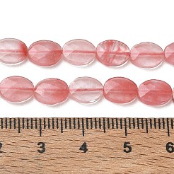 Synthetic Cherry Quartz Glass Beads Strands&nbsp;G-H349-A01-27
