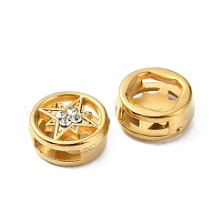 Ion Plating(IP)  304 Stainless Steel Slide Charms&nbsp;STAS-C089-06K-G