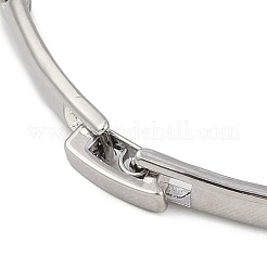 Rack Plating Brass Micro Pave Clear Cubic Zirconia Link Chain Bracelets&nbsp;BJEW-Z069-02P-01