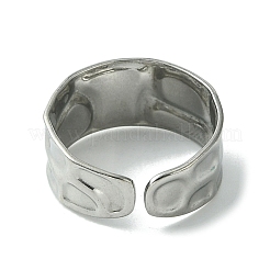 Non-Tarnish 304 Stainless Steel Open Cuff Ring&nbsp;RJEW-L110-019P