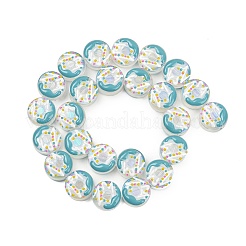 UV Plating Transparent Glass Beads&nbsp;LAMP-R004-03E