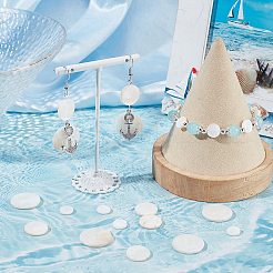 3 Strands 3 Styles Natural Freshwater Shell Beads Strands&nbsp;BSHE-SC0001-21
