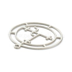 Tarnish Resistant 304 Stainless Steel Sigil of Lilith Pendants&nbsp;STAS-P201-04P