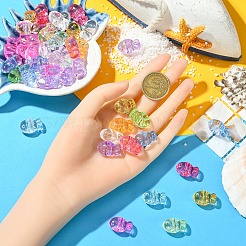 50Pcs Transparent Acrylic Beads&nbsp;TACR-YW0003-16