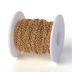 PVD Vacuum Plating 304 Stainless Steel Rolo Chains&nbsp;CHS-I001-07