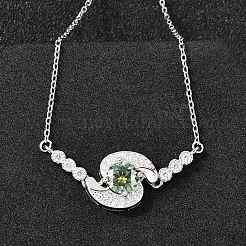 925 Sterling Silver Link Bracelets&nbsp;BJEW-D346-02A-P