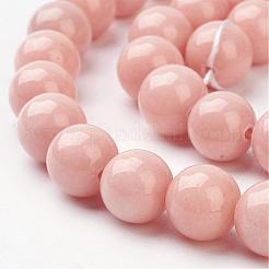 Natural Mashan Jade Round Beads Strands&nbsp;G-D263-10mm-XS22