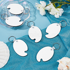 20 Sets Sublimation Blanks Keychains&nbsp;KEYC-CA0001-06