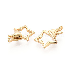Brass Lobster Claw Clasps&nbsp;KK-T078-23G