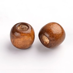 Natural Wood Beads&nbsp;WOOD-S030-02-LF