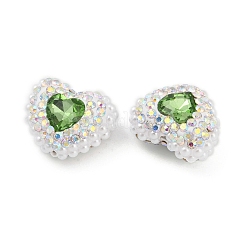 Polymer Clay Glass Rhinestone Beads&nbsp;CLAY-NH0001-13F